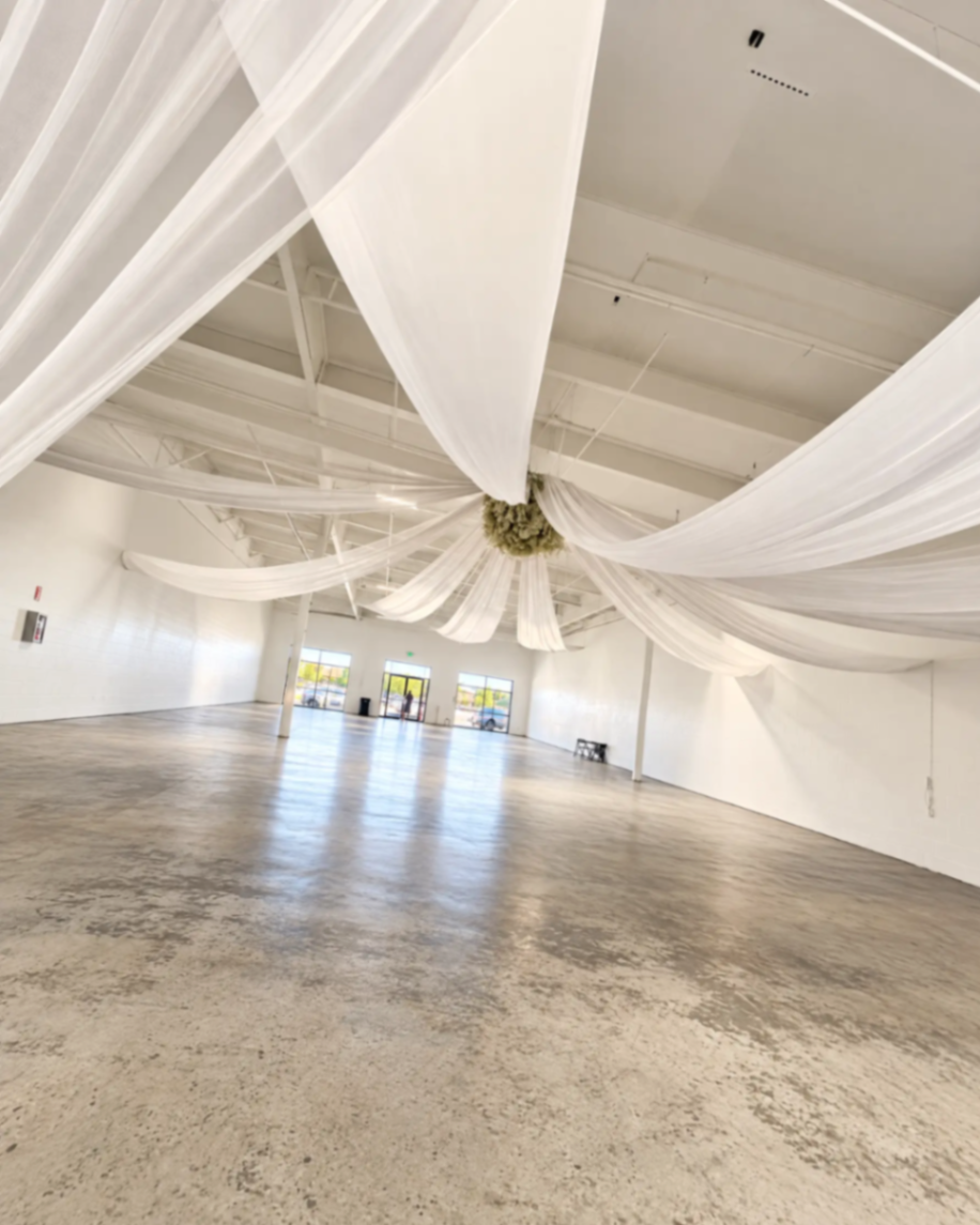 The venue ballroom before an event